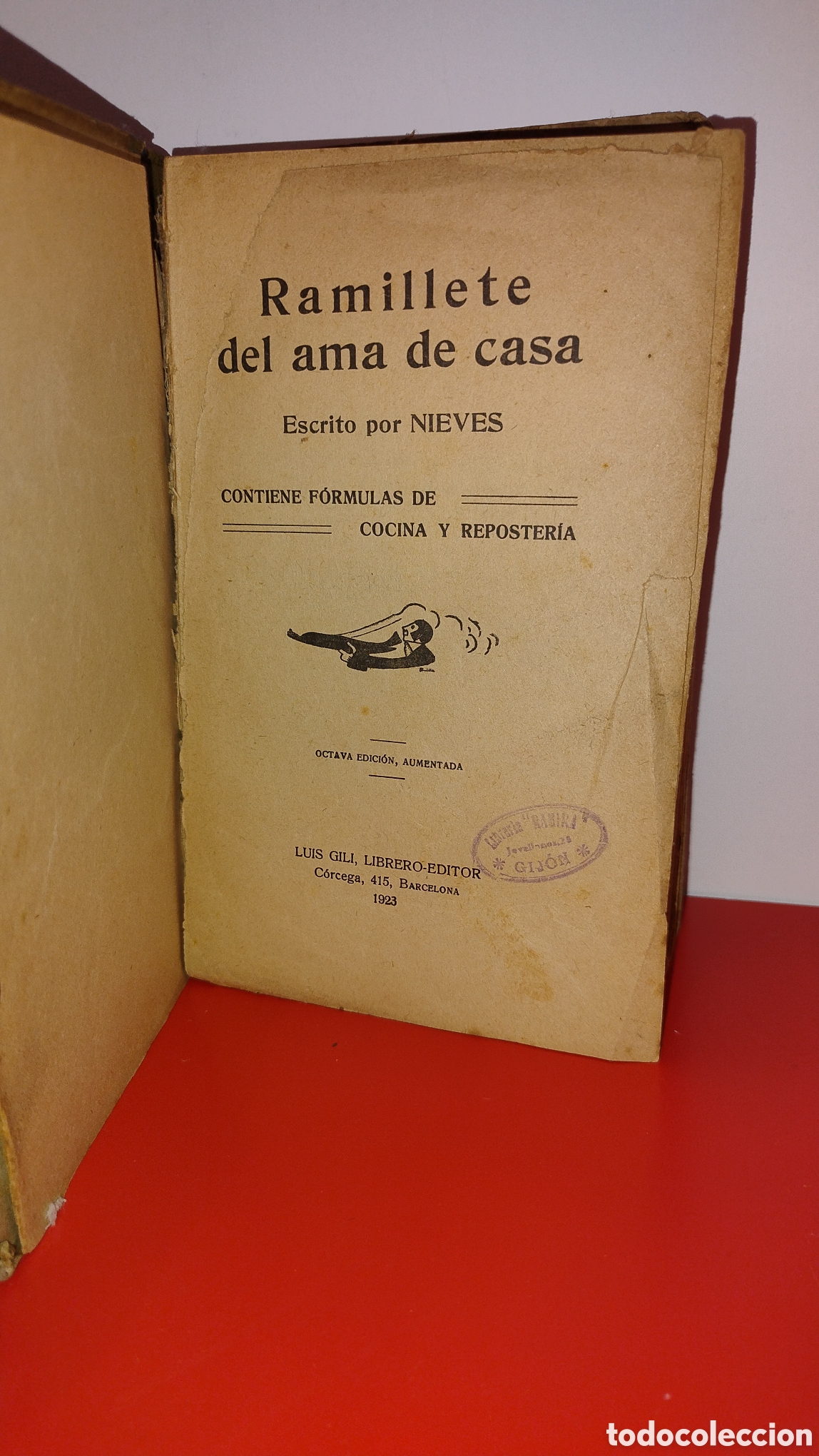 Libros antiguos: Ramillete de la ama de casa - Foto 3