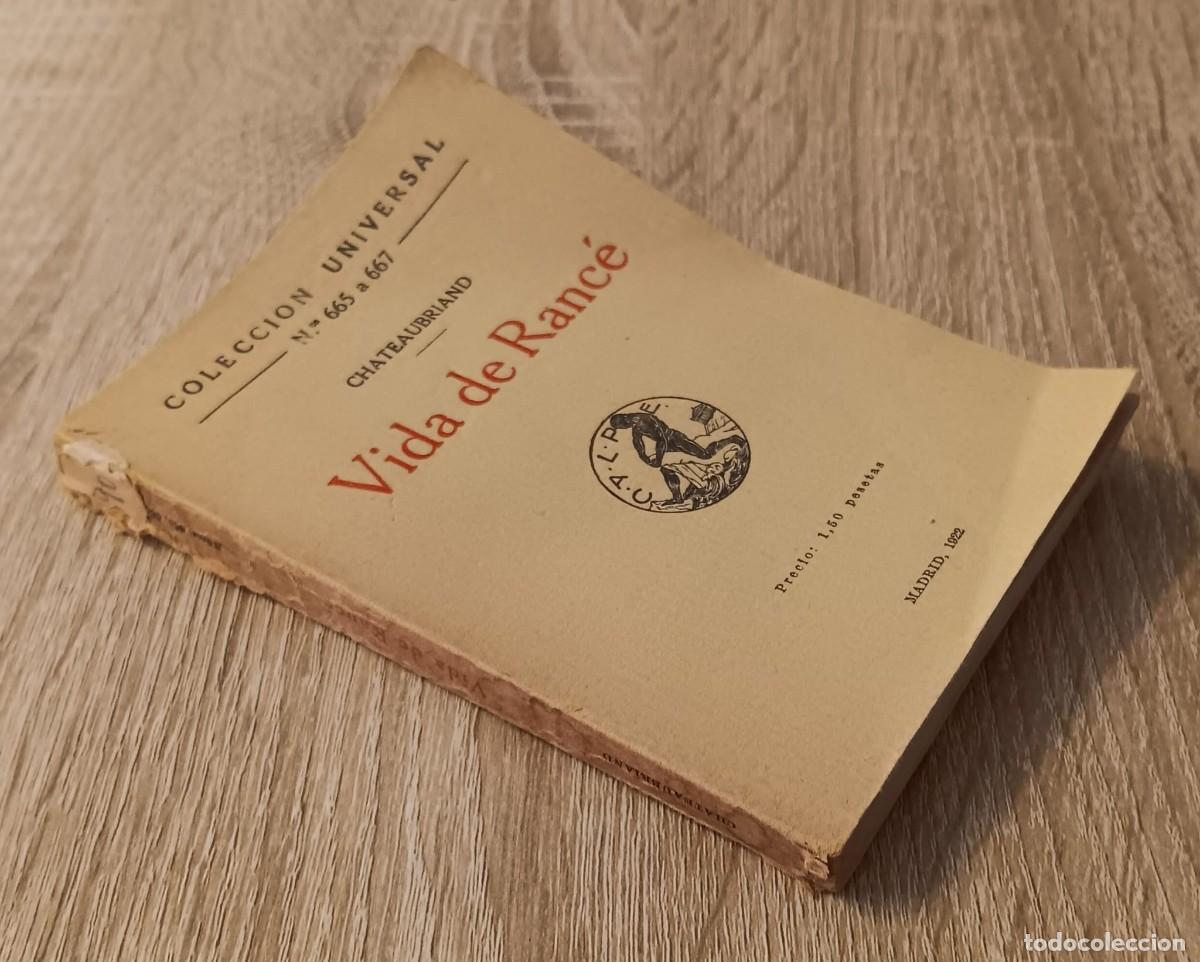Libros antiguos: VIDA DE RANCE CHATEAUBRIAND COLECCION UNIVERSAL - Foto 2
