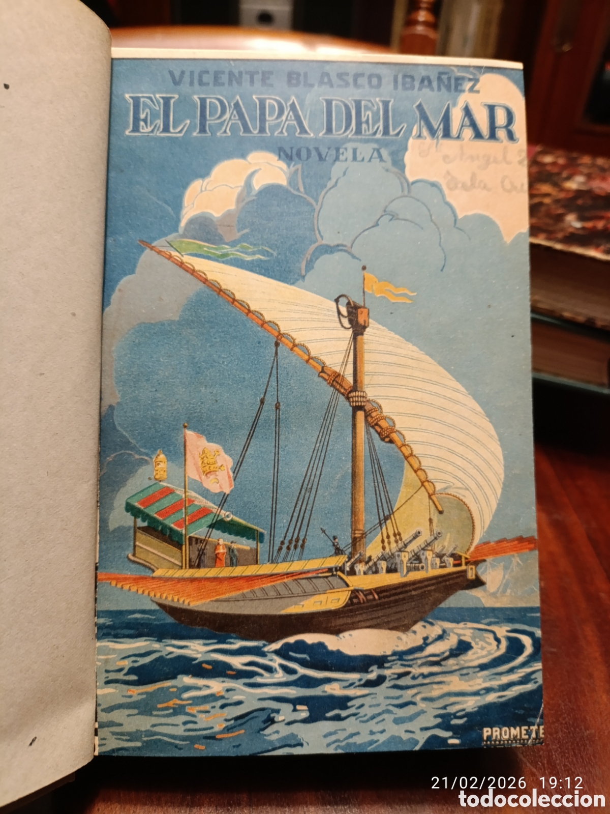 Libros antiguos: El pap&aacute; del mar. Blasco Ib&aacute;&ntilde;ez. 1925 - Foto 3