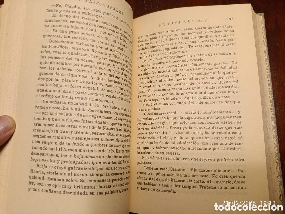Libros antiguos: El pap&aacute; del mar. Blasco Ib&aacute;&ntilde;ez. 1925 - Foto 4