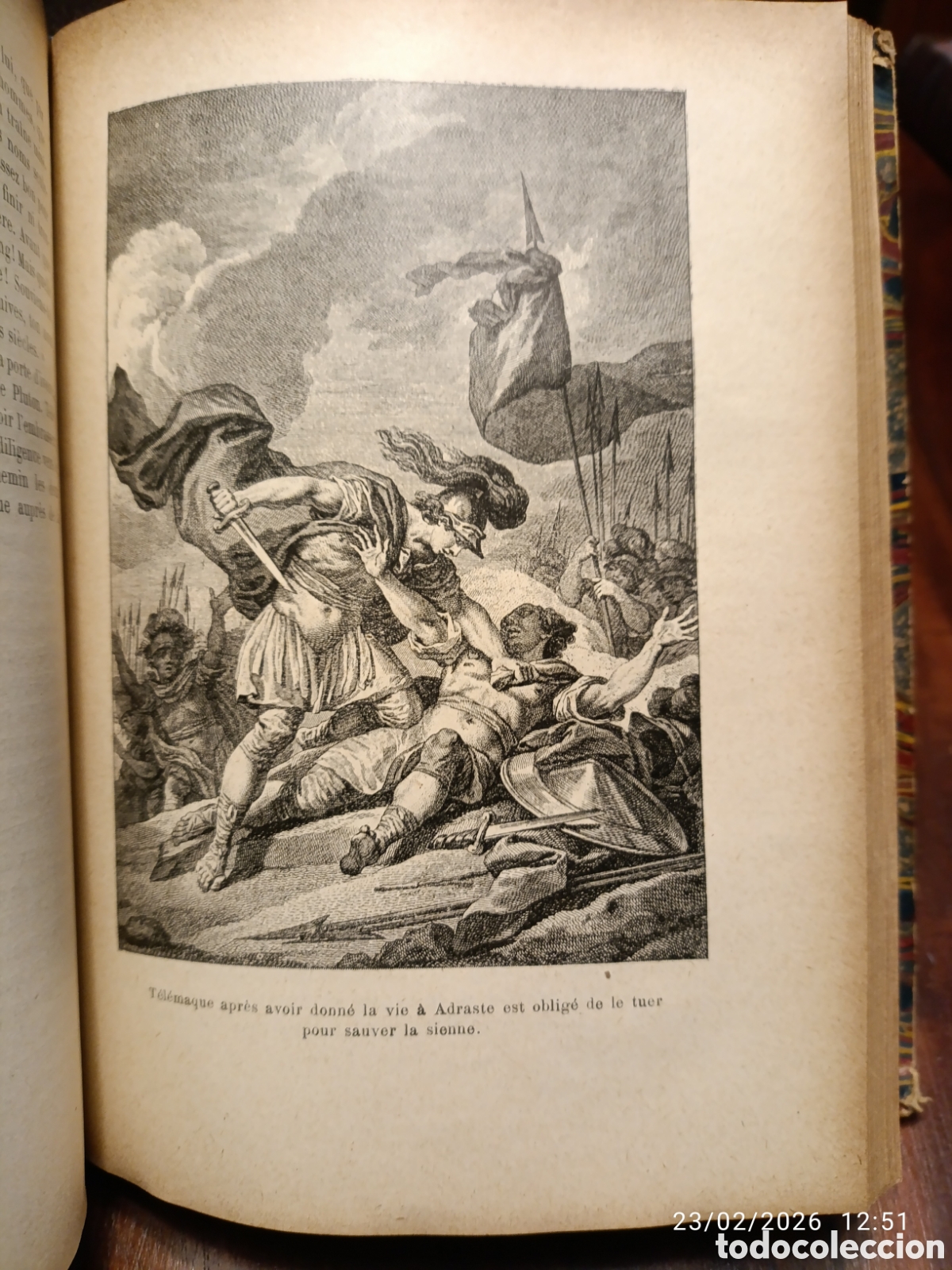 Libros antiguos: Les aventures de Telemaque. Fenelon. Franc&eacute;s - Foto 13