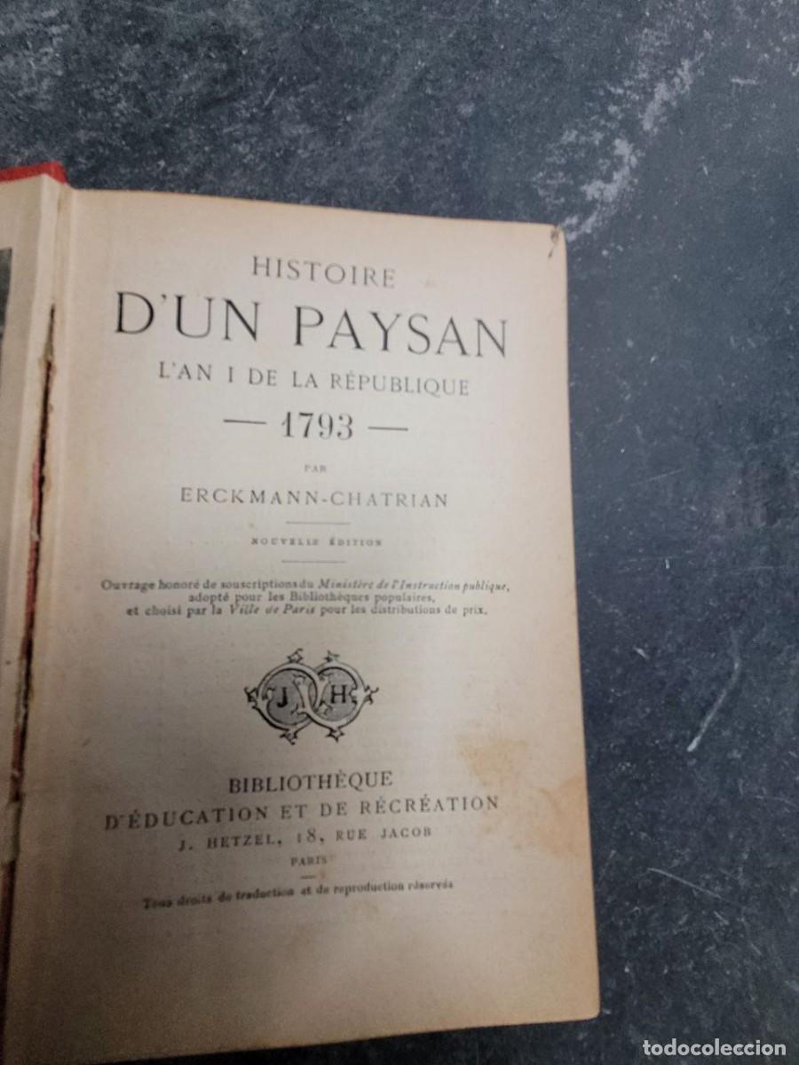 Libros antiguos: Histoire d&acute;un Paysan. 1793 - Foto 3