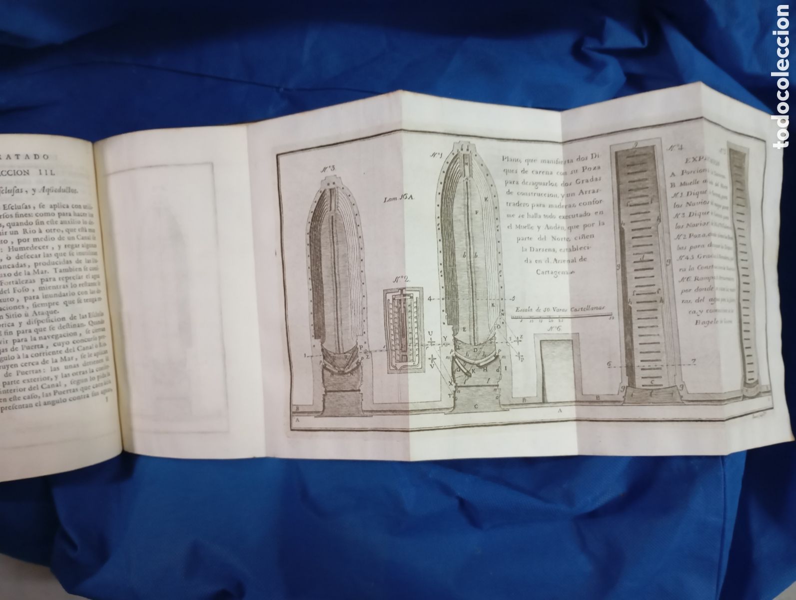 Libros antiguos: Tratado de fortificaci&oacute;n, tomo 2 - Foto 4