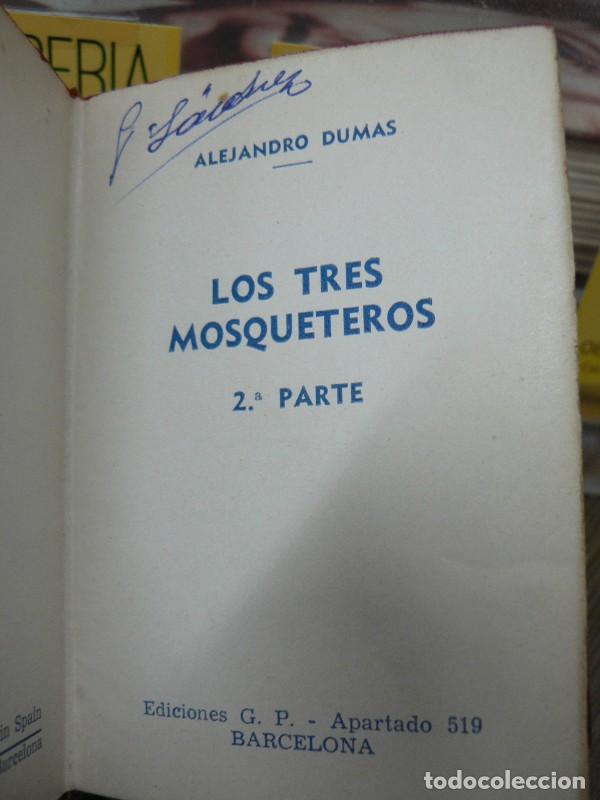 Libros antiguos: Los tres mosqueteros (2a parte) - Dumas, Alejandro - Ediciones G.P. - Foto 3