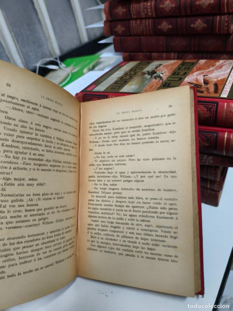 Libros antiguos: La jirafa blanca.- Salgari, Emilio. Maucci. - Foto 3