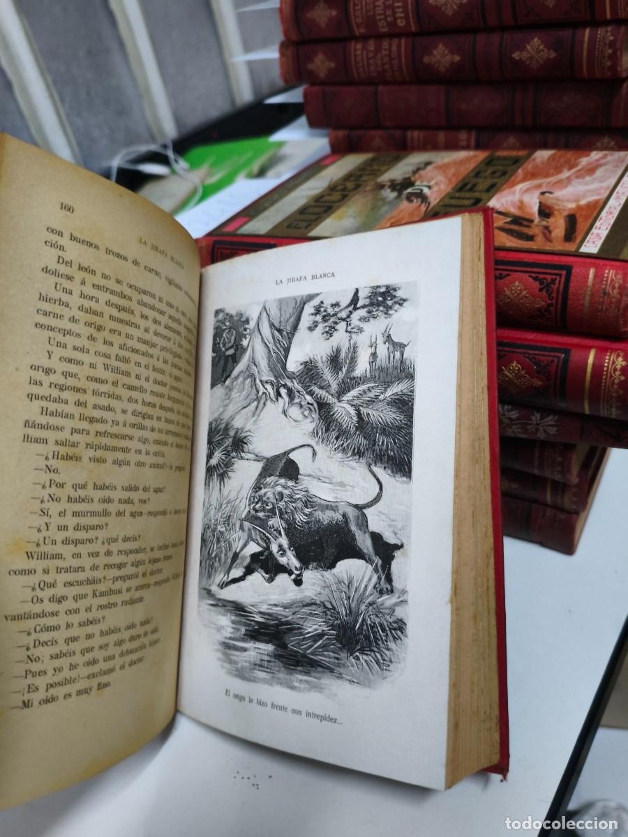 Libros antiguos: La jirafa blanca.- Salgari, Emilio. Maucci. - Foto 5