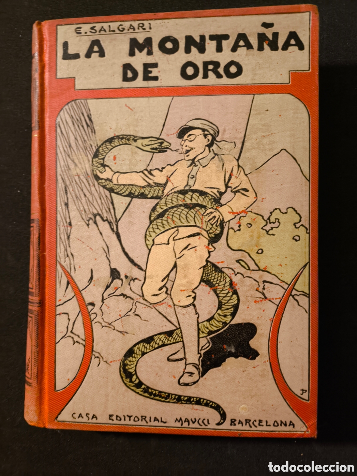 Libros antiguos: La monta&ntilde;a de oro emilio Salgari maucci - Foto 1