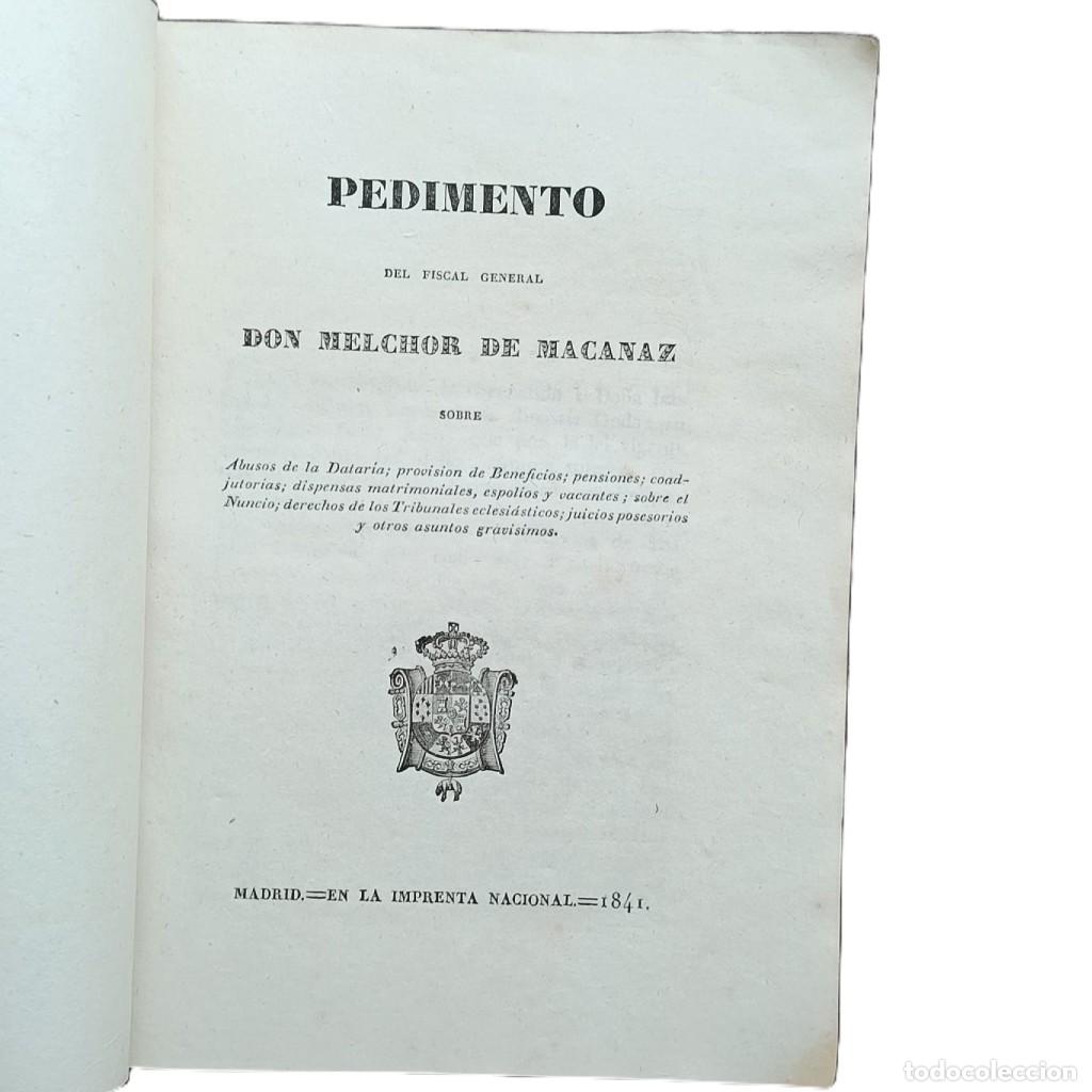 Libros antiguos: Pedimento del Fiscal General Don Melchor de Macanaz - Foto 2