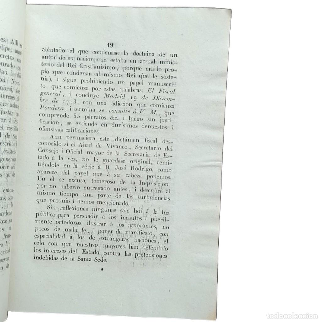 Libros antiguos: Pedimento del Fiscal General Don Melchor de Macanaz - Foto 3