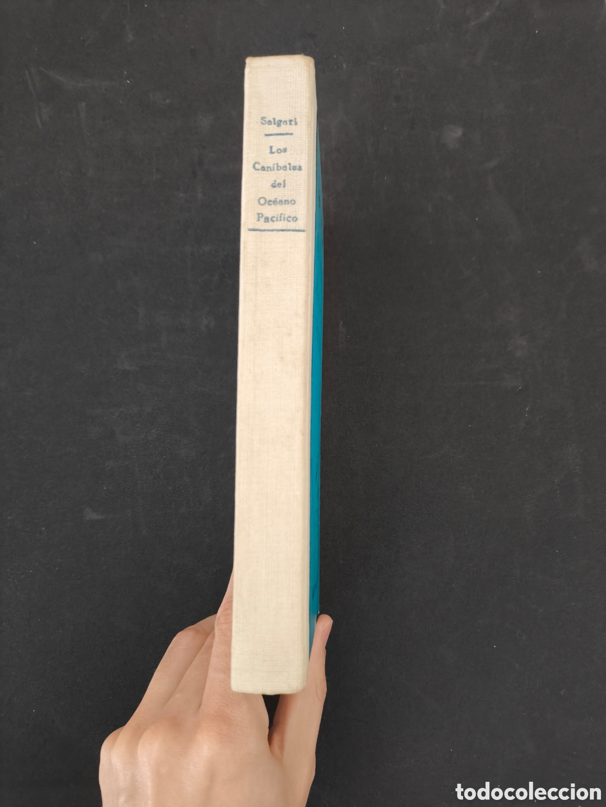 Libros antiguos: Los canibales del oc&eacute;ano pacifico Emilio Salgari - Foto 2