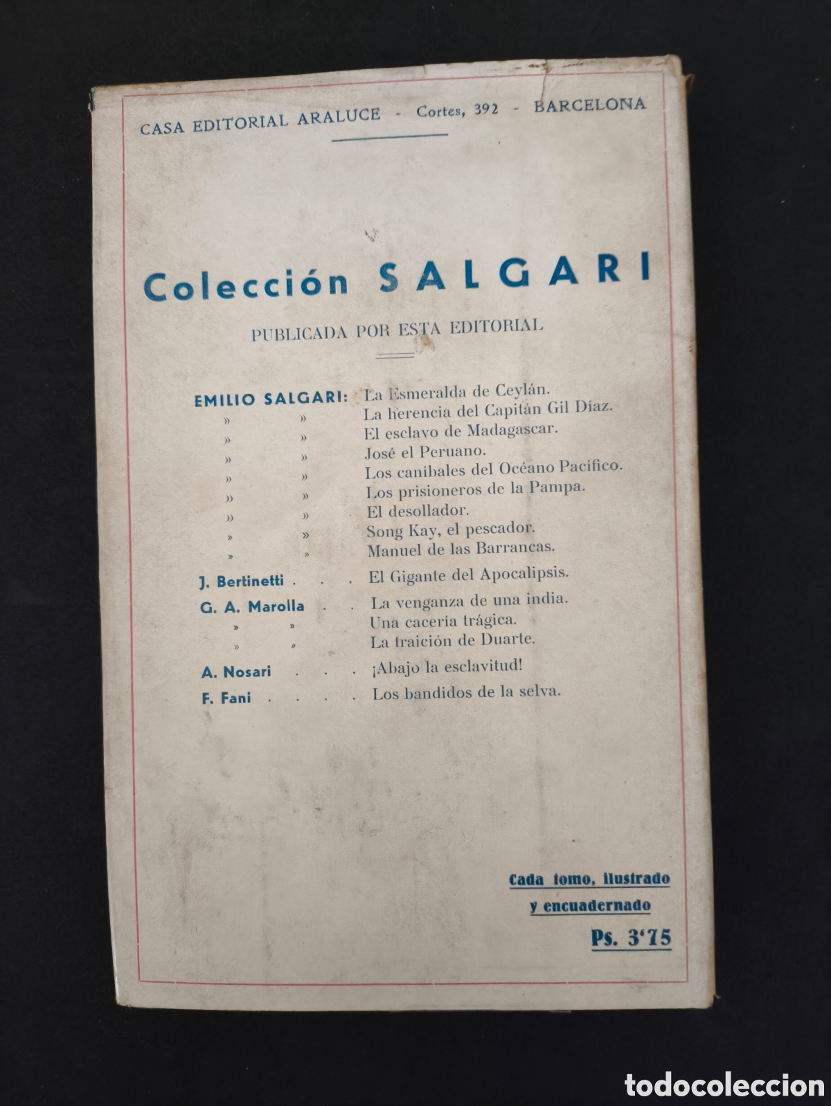 Libros antiguos: La traici&oacute;n de Duarte Marolla - Foto 3