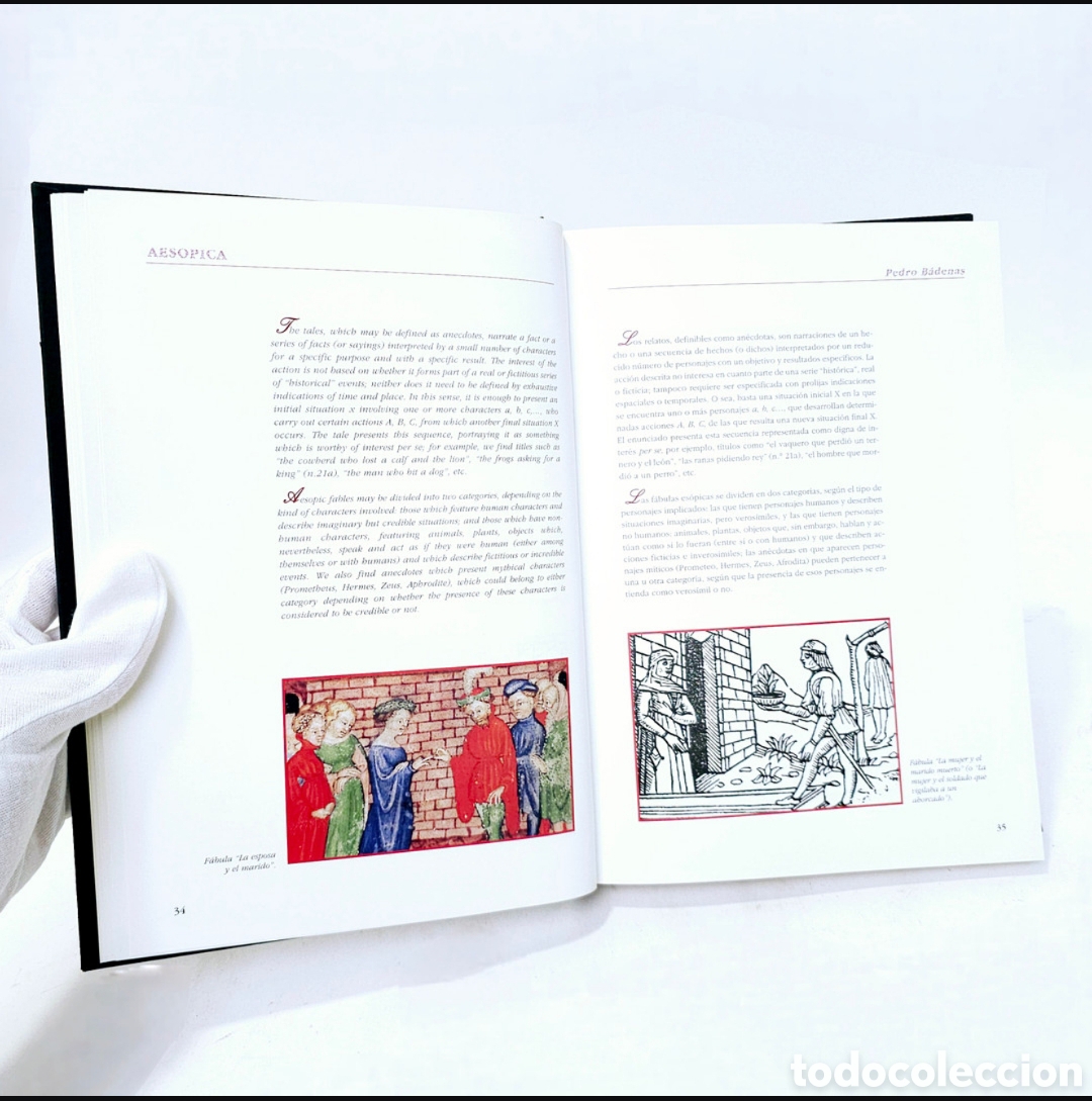 Libros antiguos: LIBRO FACS&Iacute;MIL LAS F&Aacute;BULAS DE ESOPO - Foto 7