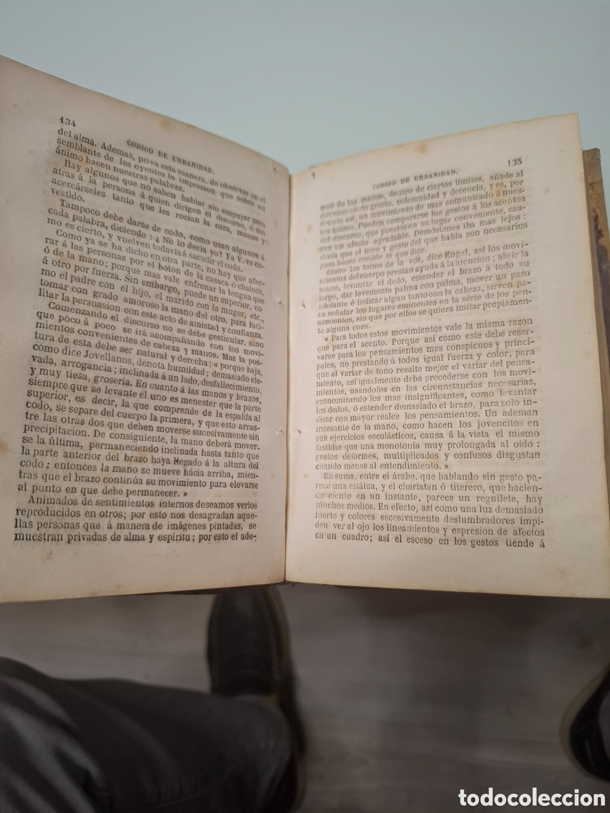Libros antiguos: Codigo Completo de Urbanidad y Buenas Maneras - Foto 3