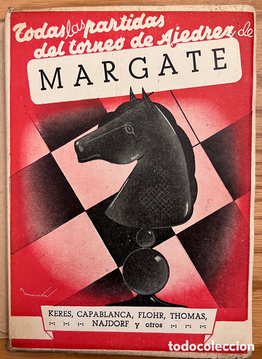 Libros antiguos: MARGATE 1939. TORNEO INTERNACIONAL DE AJEDREZ - Foto 1
