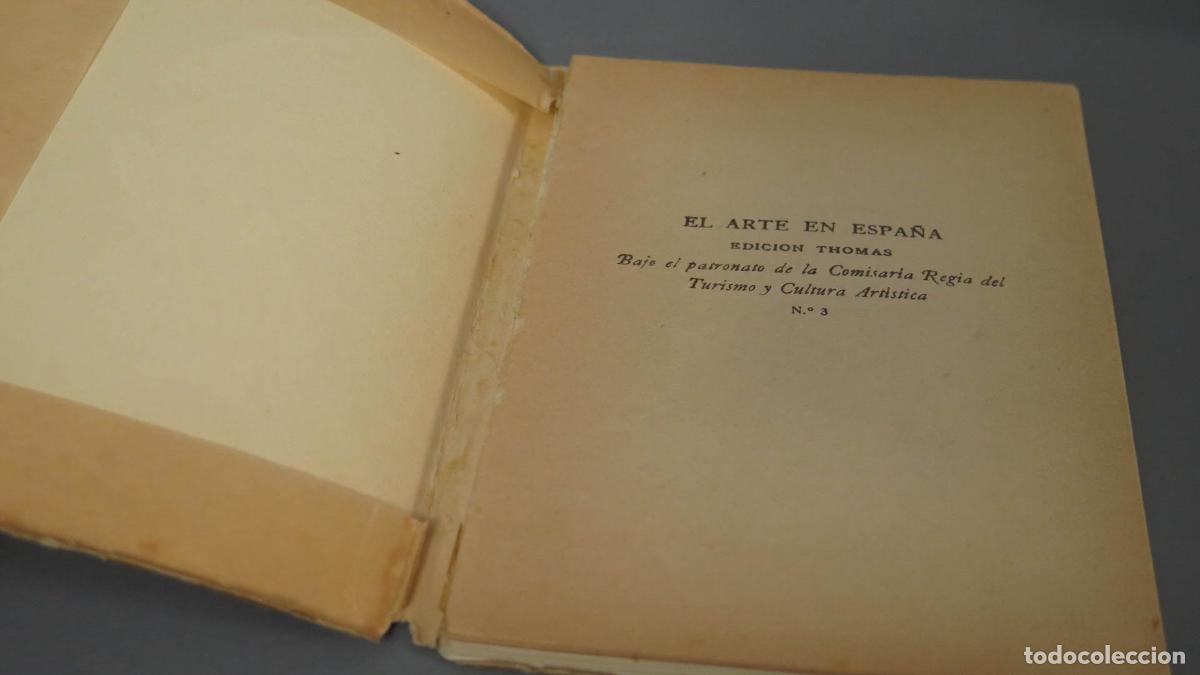 Libros antiguos: EL ARTE EN ESPA&Ntilde;A. LA CASA DEL GRECO. EDICION : THOMAS - Foto 2