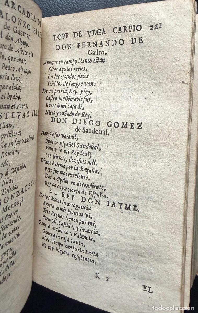 Libros antiguos: Lope de Vega. Arcadia. Prosas y versos. 1617 - Foto 4
