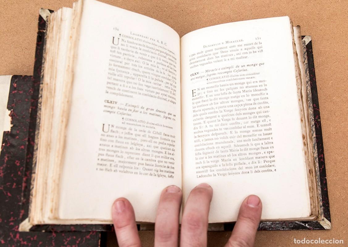 Libros antiguos: RECULL DE EXIMPLIS - 2 VOLUMS - MARIAN AGUILO Y FUSTER - Foto 3