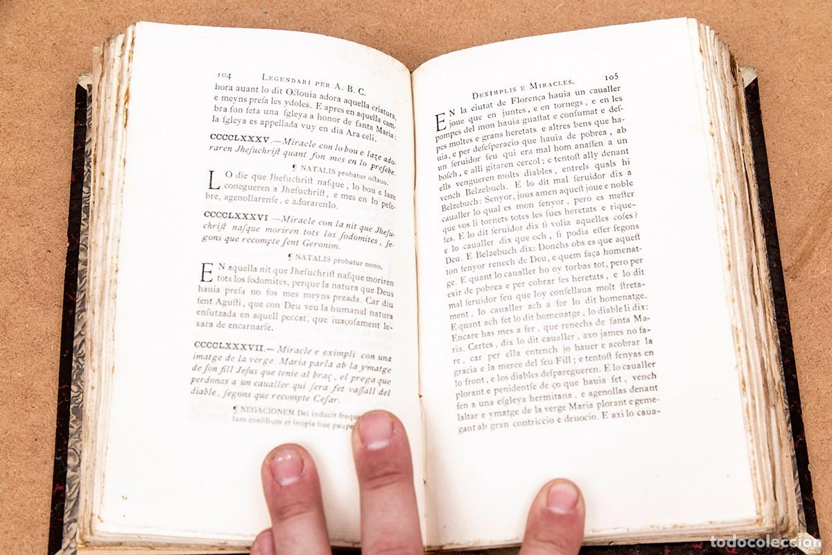 Libros antiguos: RECULL DE EXIMPLIS - 2 VOLUMS - MARIAN AGUILO Y FUSTER - Foto 5