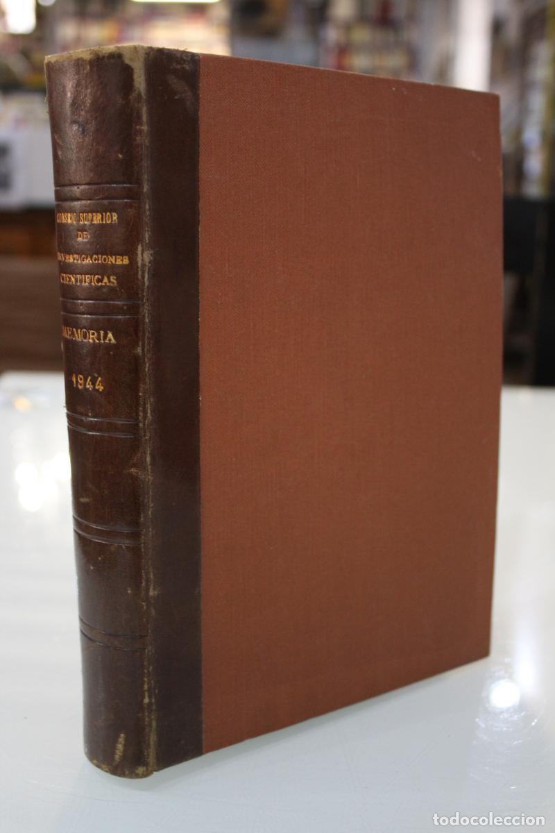 Libros antiguos: Memoria de la Secretar&iacute;a General. 1944. - Consejo Superior De Investigaciones Cient&iacute;ficas