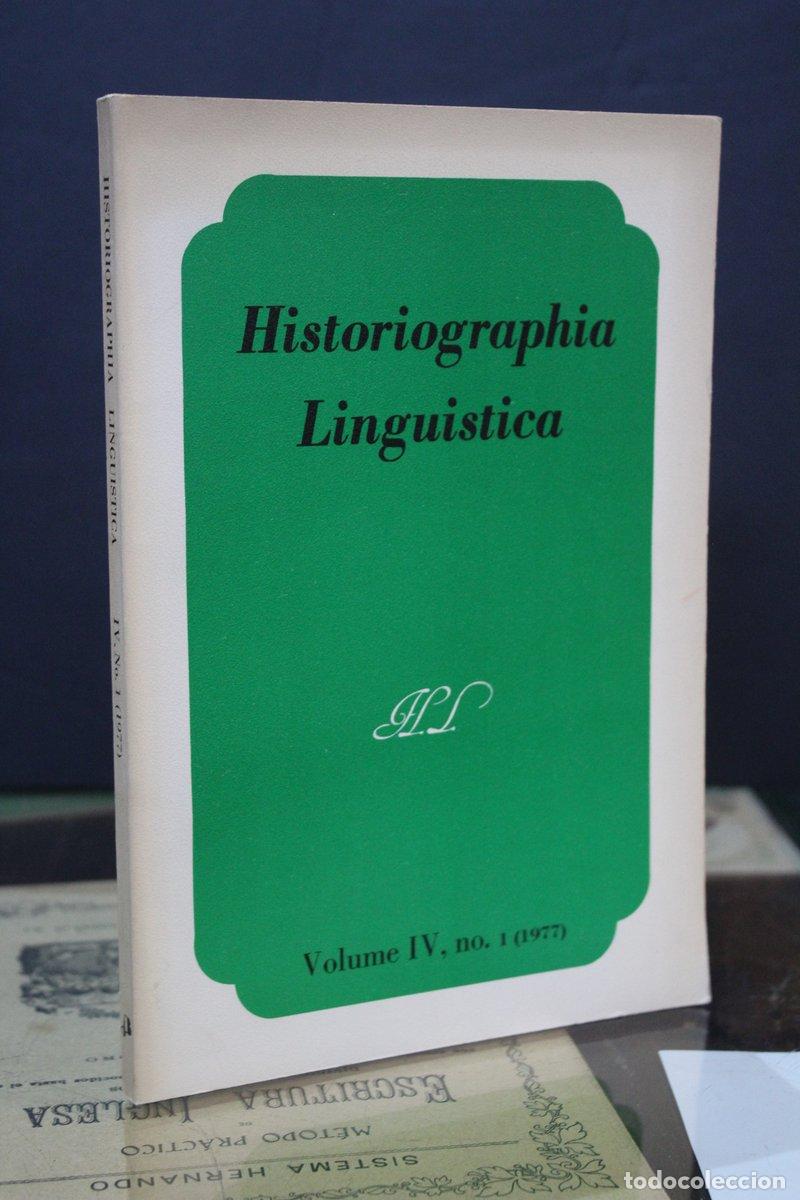 Old books: Historiographia Linguistica. Volume IV, no. 1 (1977) - Koerner. ; Niederehe. ; Vv.aa.