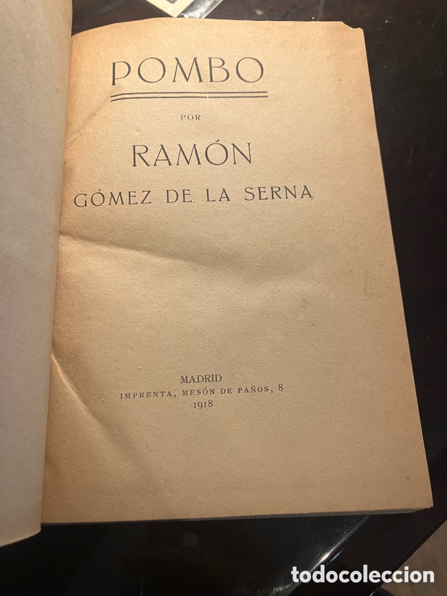 Libros antiguos: Pombo por Ram&oacute;n Gomez de la Serna 1918 - Foto 7