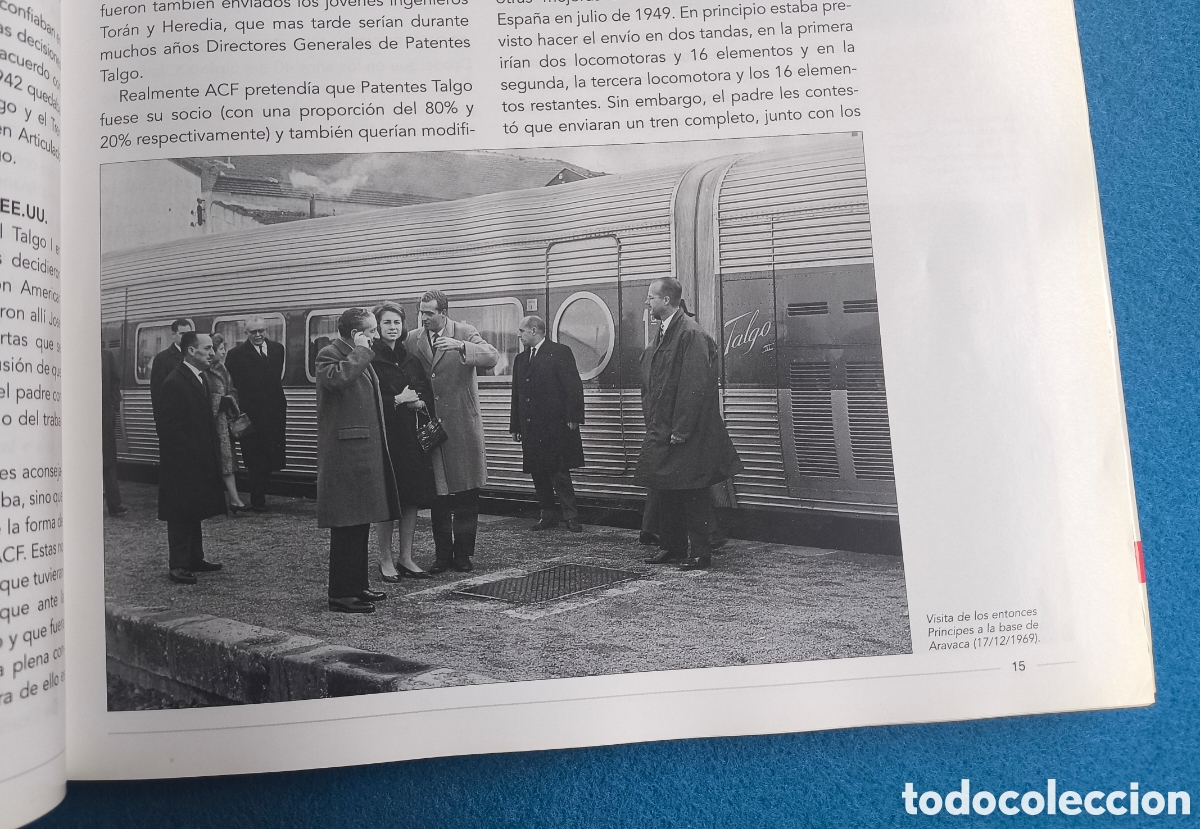Libros antiguos: TALGO TREN HISTORIA LIBRO DESCATALOGADO - Foto 2