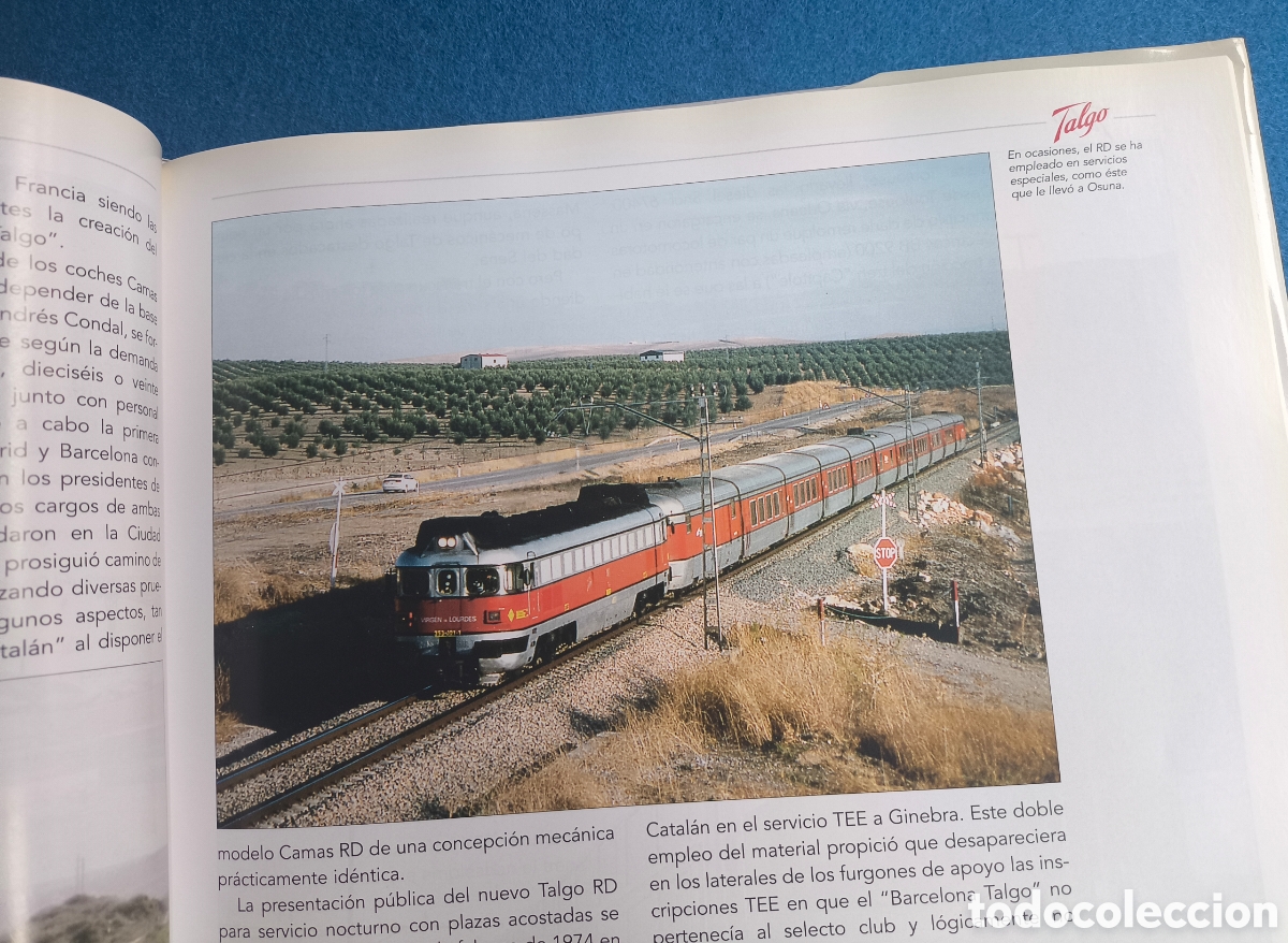 Libros antiguos: TALGO TREN HISTORIA LIBRO DESCATALOGADO - Foto 5