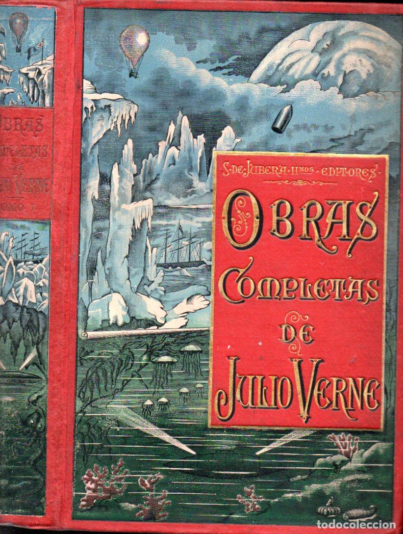Libros antiguos: OBRAS COMPLETAS DE JULIO VERNE TOMO 7 (S&Aacute;ENZ DE JUBERA) - Foto 1