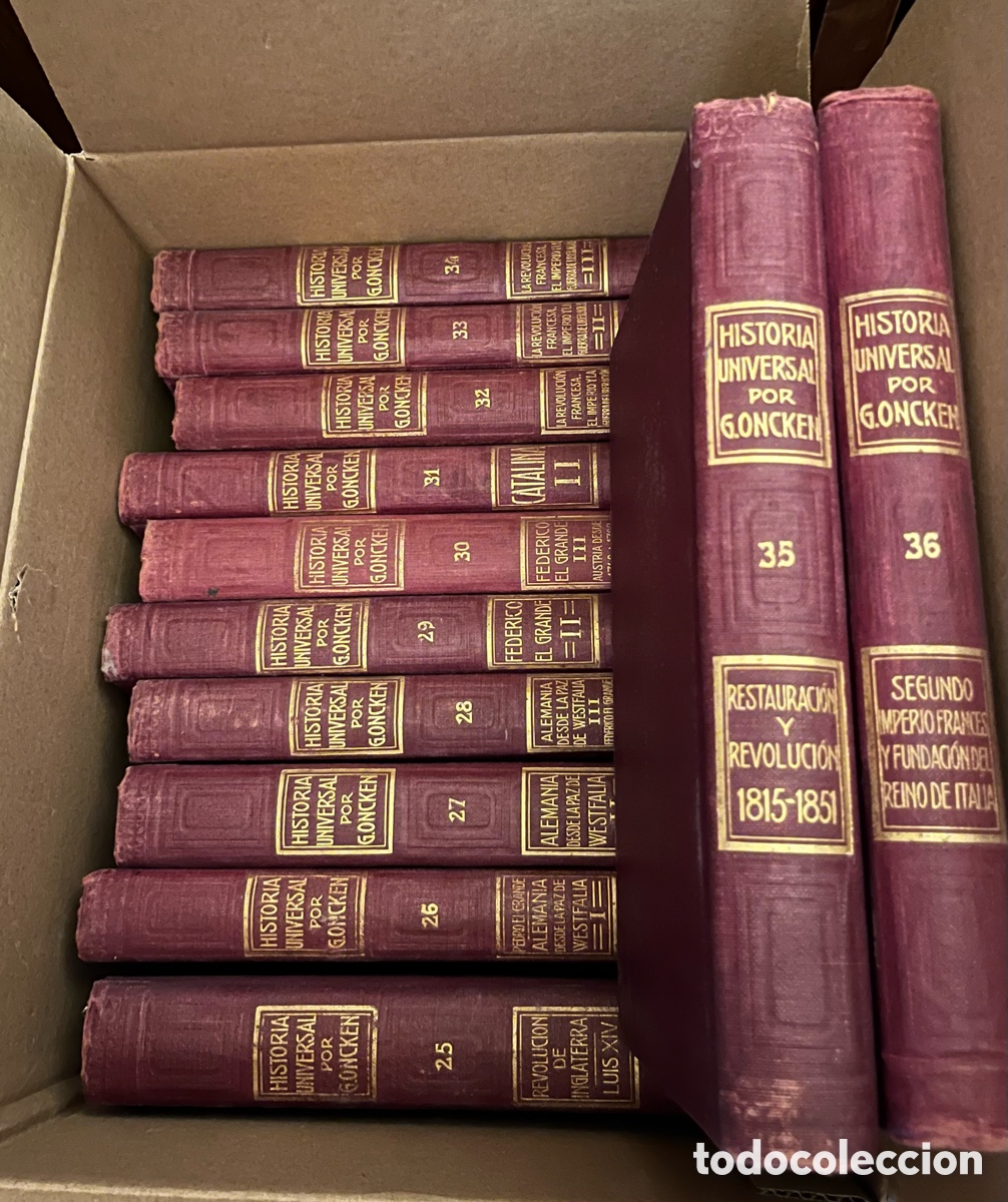 Libros antiguos: Historia Universal G. Oncken . Obra Completa - Foto 6