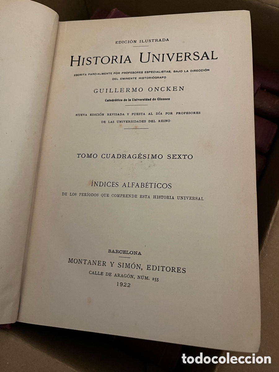 Libros antiguos: Historia Universal G. Oncken . Obra Completa - Foto 10