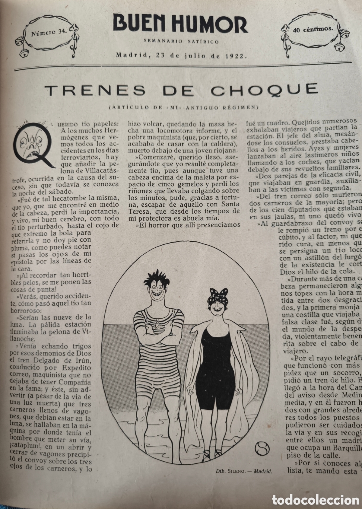Libros antiguos: LIBRO TEBEO/COMIC BUEN HUMOR 1922 - Foto 5