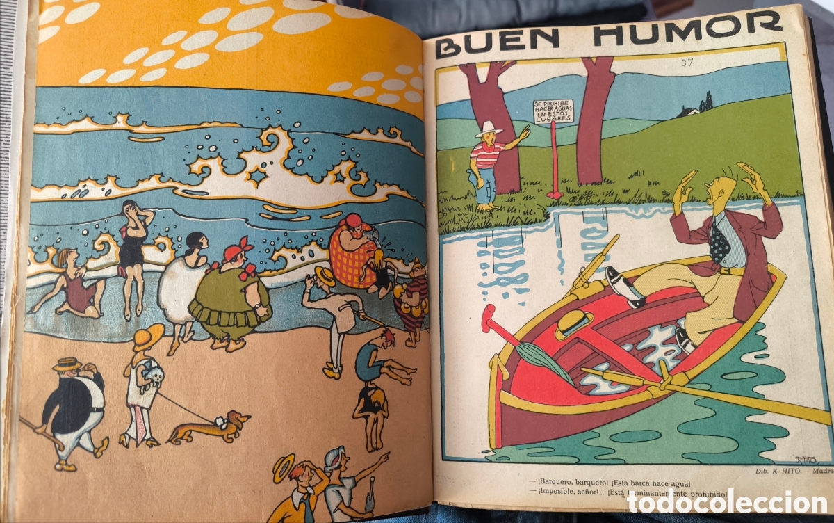 Libros antiguos: LIBRO TEBEO/COMIC BUEN HUMOR 1922 - Foto 6