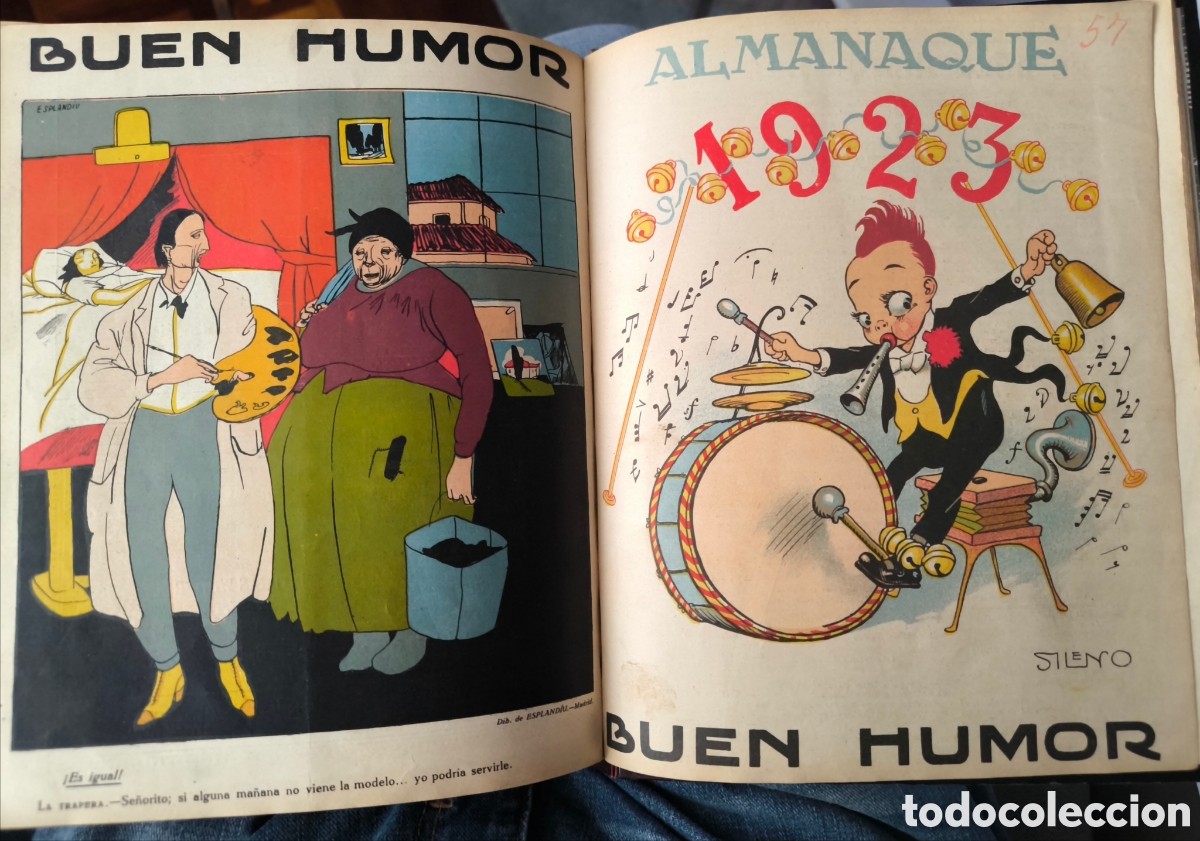 Libros antiguos: LIBRO TEBEO/COMIC BUEN HUMOR 1922 - Foto 7