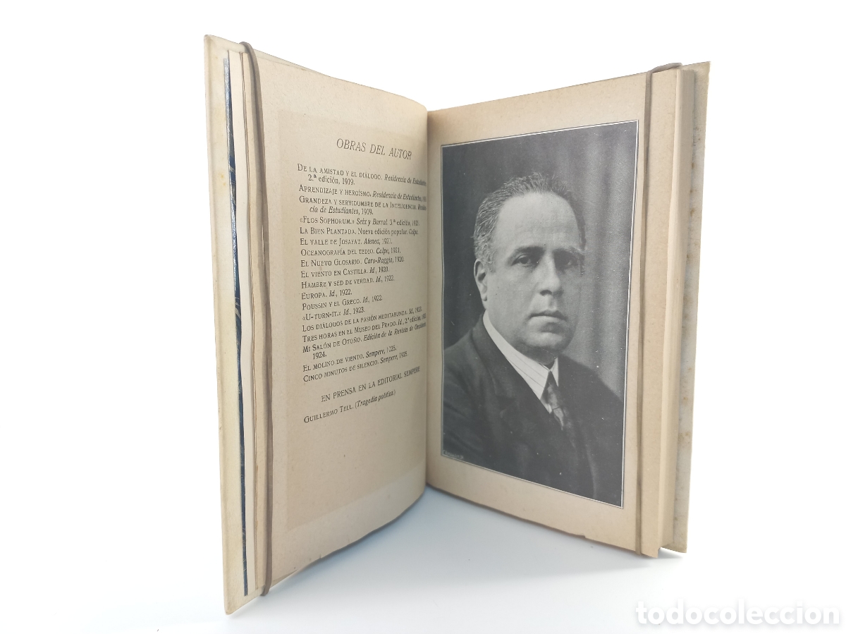 Libros antiguos: Cinco minutos de silencio. Eugenio Dors. Editorial Sempere, 1925. - Foto 5