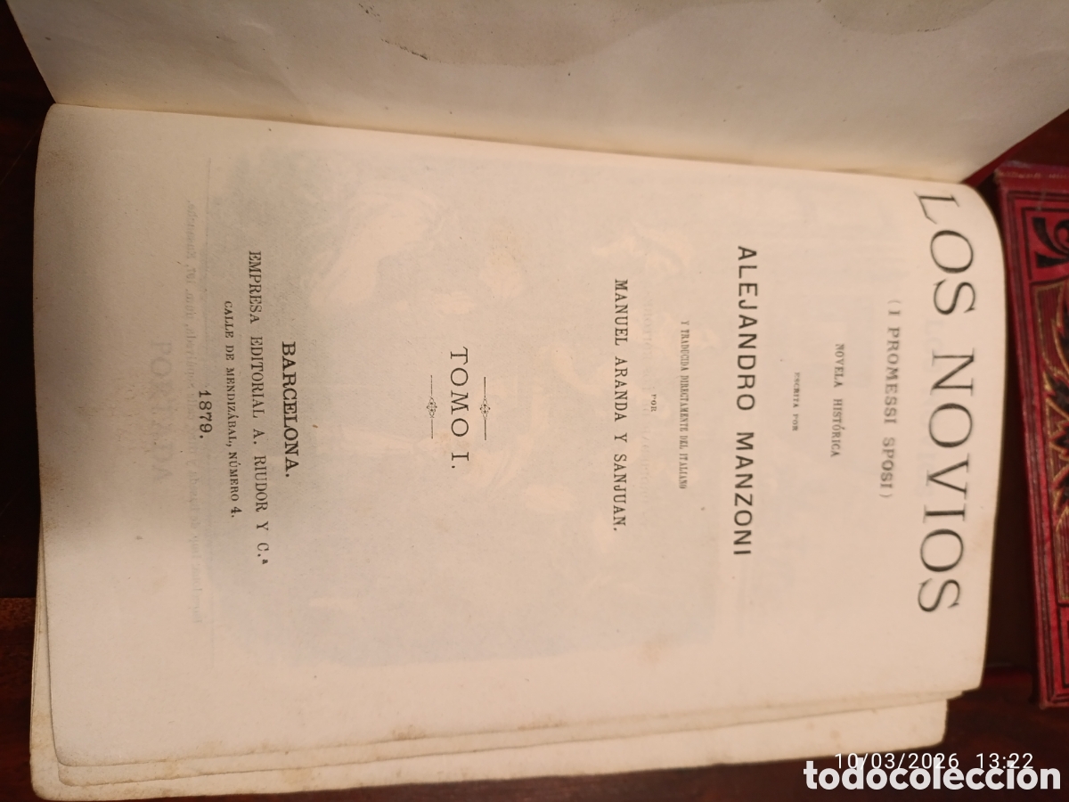 Libros antiguos: Los novios. Manzoni. 1879 - Foto 6
