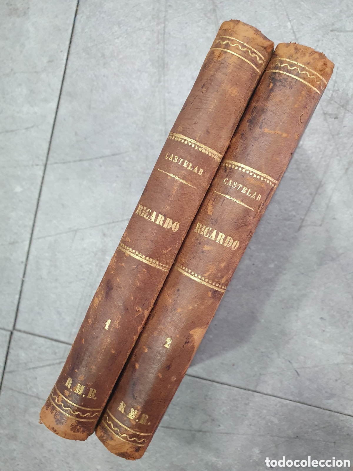 Libros antiguos: Emilio Castelar. Ricardo. 2 tomos. 1877. (L98) - Foto 1