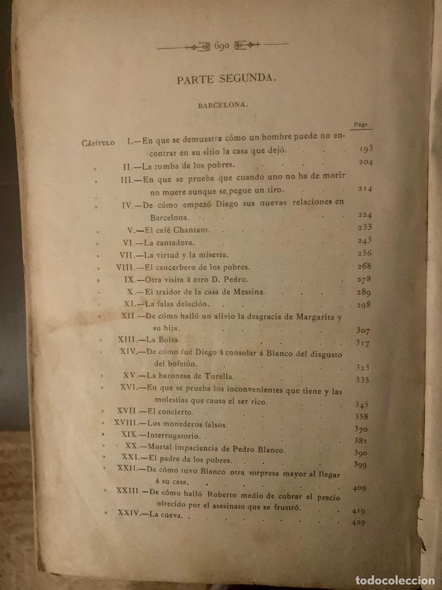 Libros antiguos: &ldquo;Barcelona y sus misterios&rdquo; Tomos I y II - Foto 5