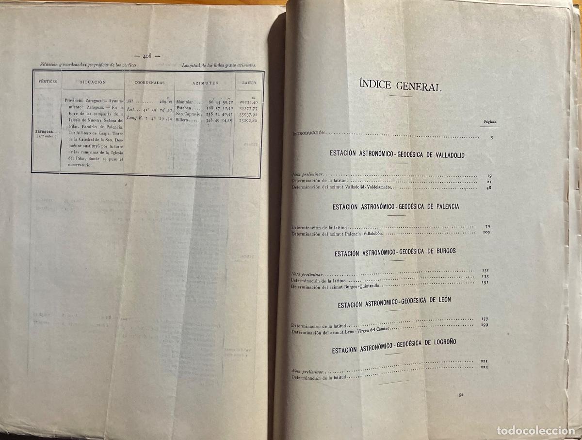 Libros antiguos: COORDENADAS GEOGRAFICAS- PUNTOS COMPRENDIDOS ECLIPSE DE SOL- 1905 - Foto 2