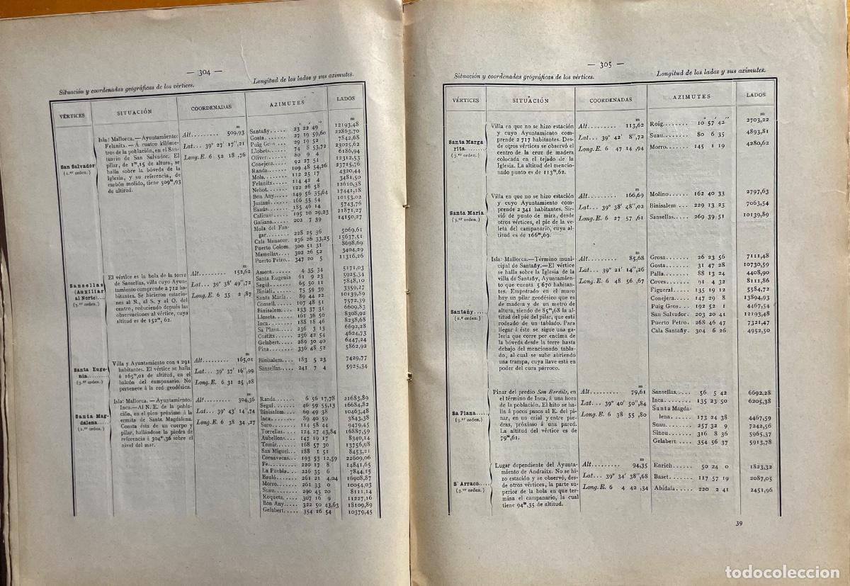 Libros antiguos: COORDENADAS GEOGRAFICAS- PUNTOS COMPRENDIDOS ECLIPSE DE SOL- 1905 - Foto 11