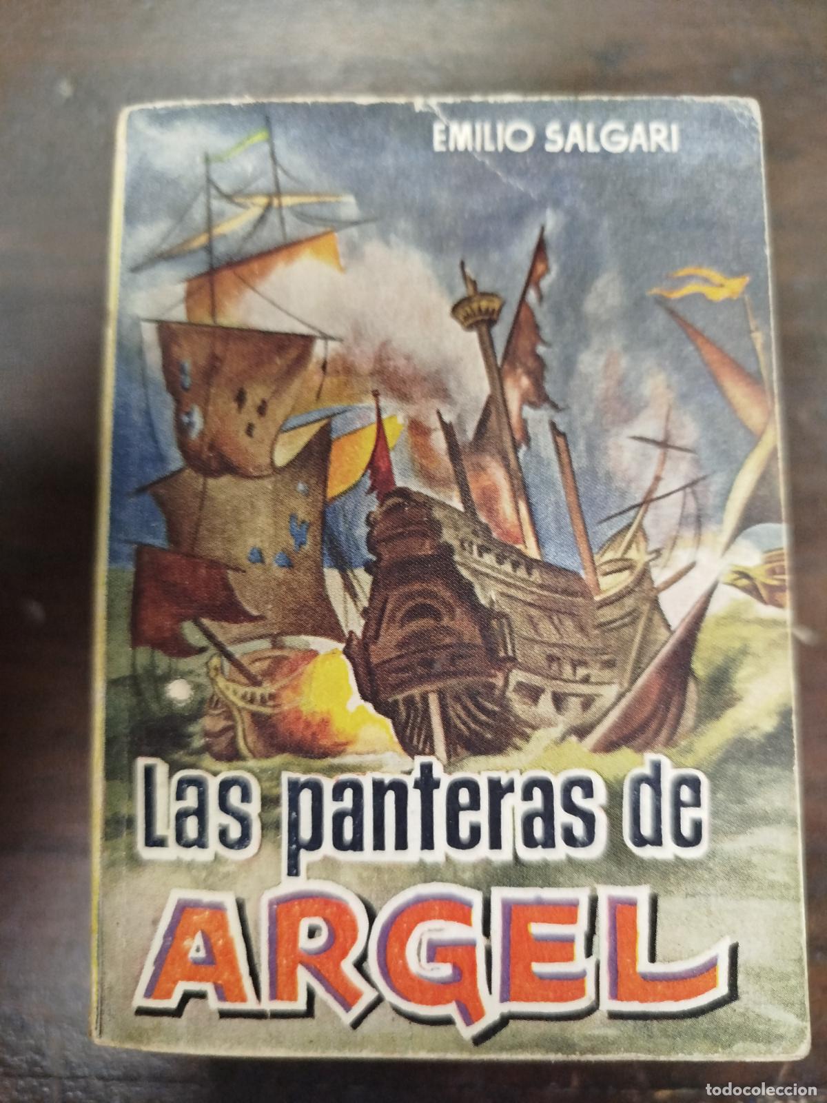 Libros antiguos: LAS PANTERAS DE ARGEL - EMILIO SALGARI (Pulga) - Foto 1