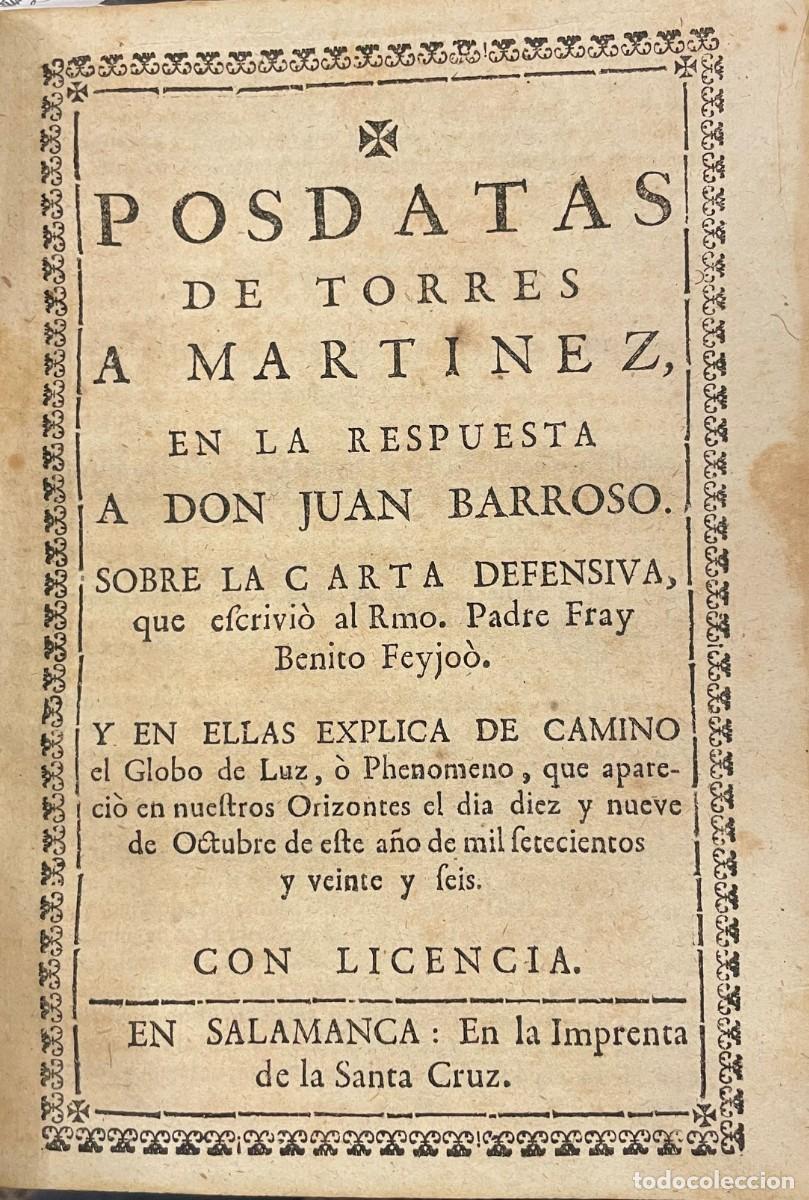 Libros antiguos: VARIAS OBRAS DE DIEGO DE TORRES VILLAR. - Foto 3
