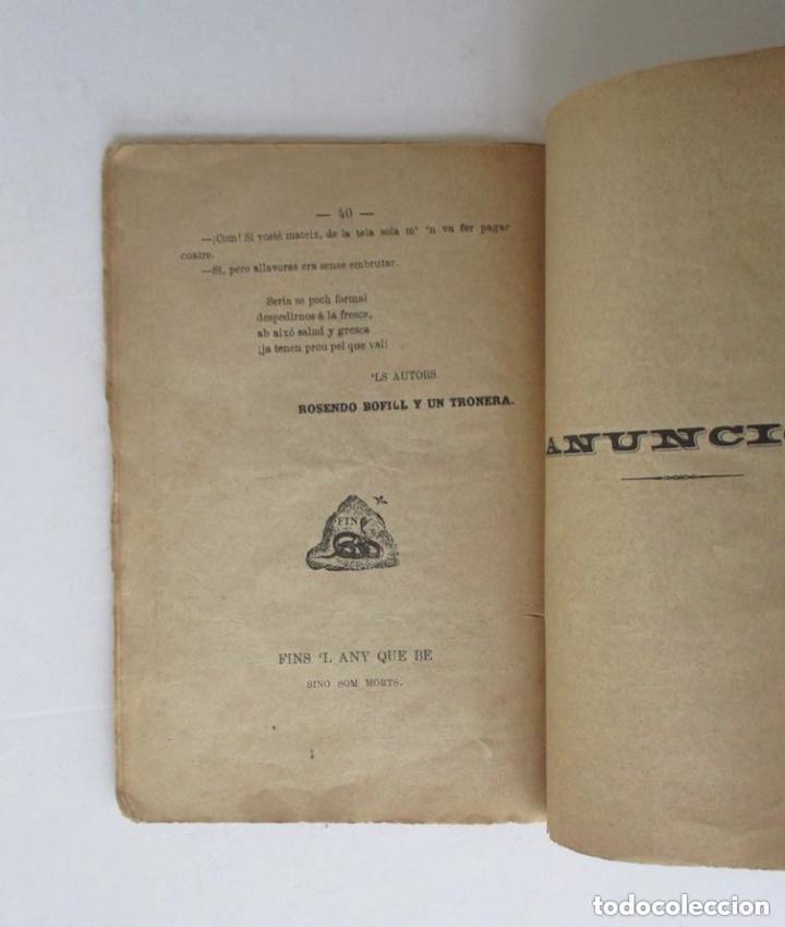 Libros antiguos: ALMANACH DELS TRONERAS PER LANY 1880 - Foto 5