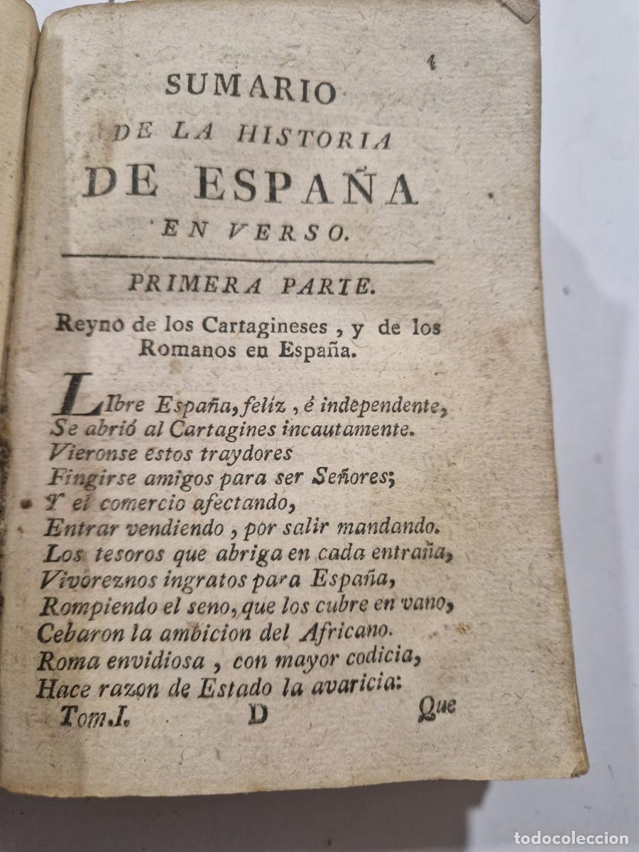 Libros antiguos: Compendio de la historia de Espa&ntilde;a tomo I con el mapa - Foto 4