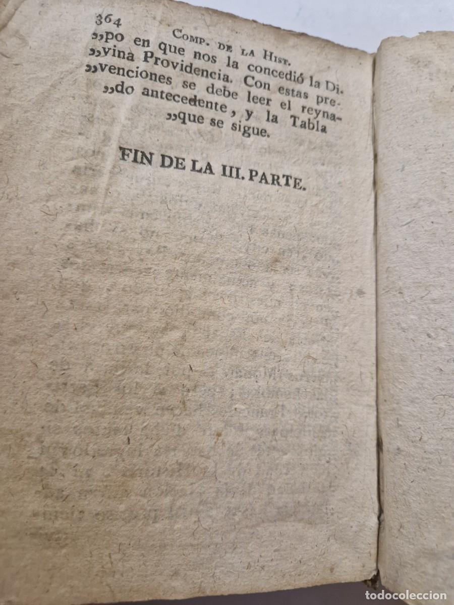 Libros antiguos: Compendio de la historia de Espa&ntilde;a tomo I con el mapa - Foto 6