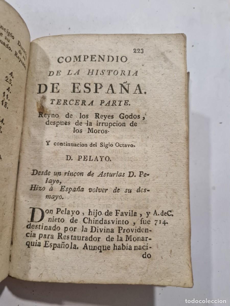 Libros antiguos: Compendio de la historia de Espa&ntilde;a tomo I con el mapa - Foto 7