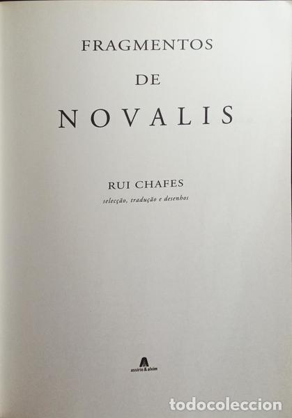 Libros antiguos: FRAGMENTOS DE NOVALIS. - Foto 2