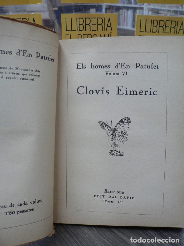 Libros antiguos: Clovis Eimeric - Eimeric, Clovis - Ed. David - 1925 - Els homes den Patufet, 6 - Foto 3