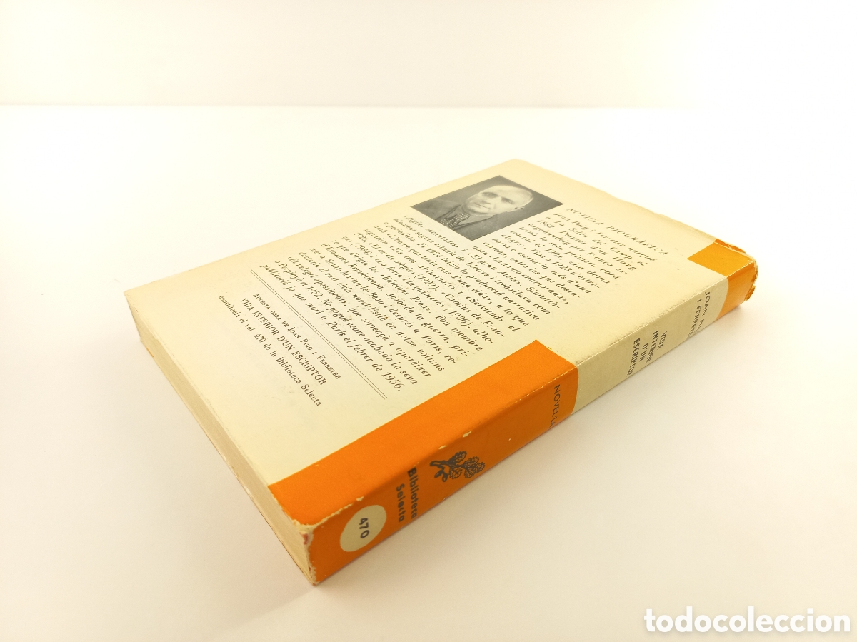 Libros antiguos: Vida interior dun escriptor. Joan Puig i Ferreter. Selecta, 1973. Catal&aacute;n. - Foto 4