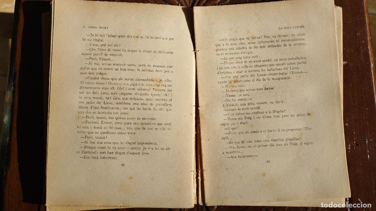 Libros antiguos: LA NOIA LLIURE, VICEN&Ccedil; COMA I SOLEY, BARCELONA, 1925 - Foto 6