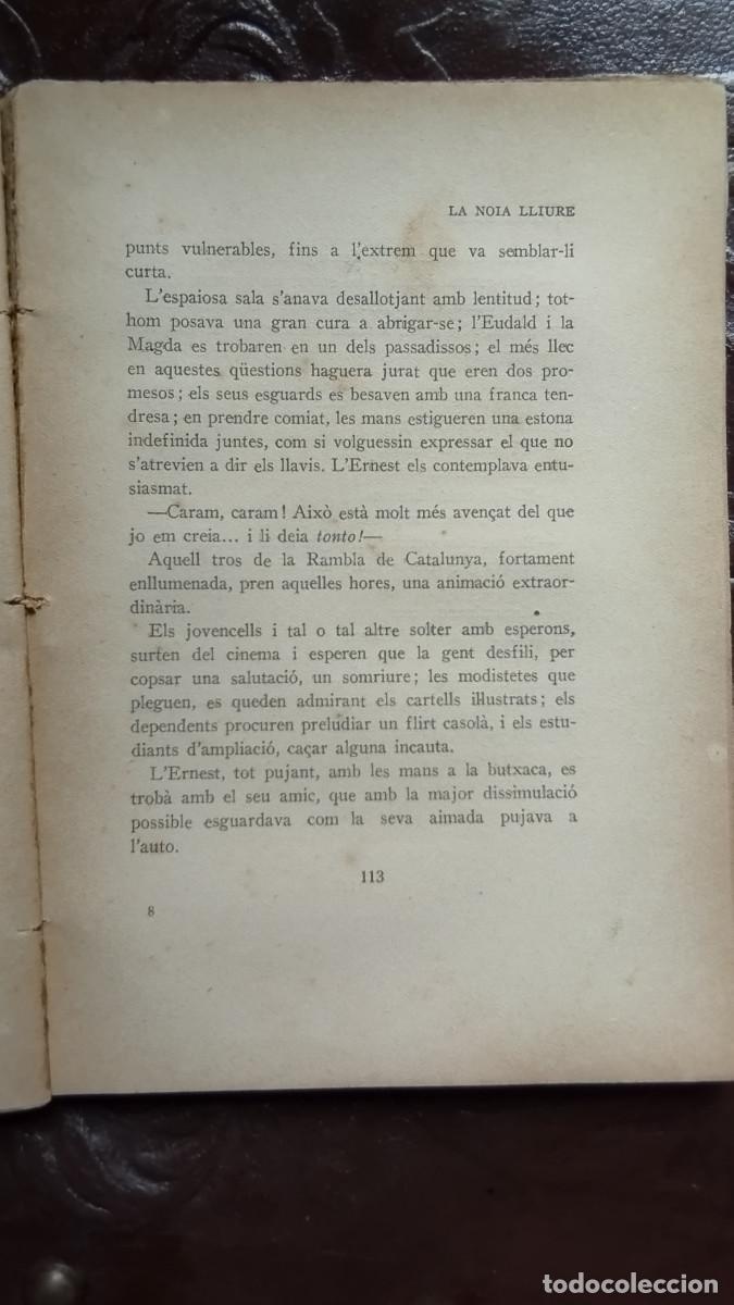Libros antiguos: LA NOIA LLIURE, VICEN&Ccedil; COMA I SOLEY, BARCELONA, 1925 - Foto 8